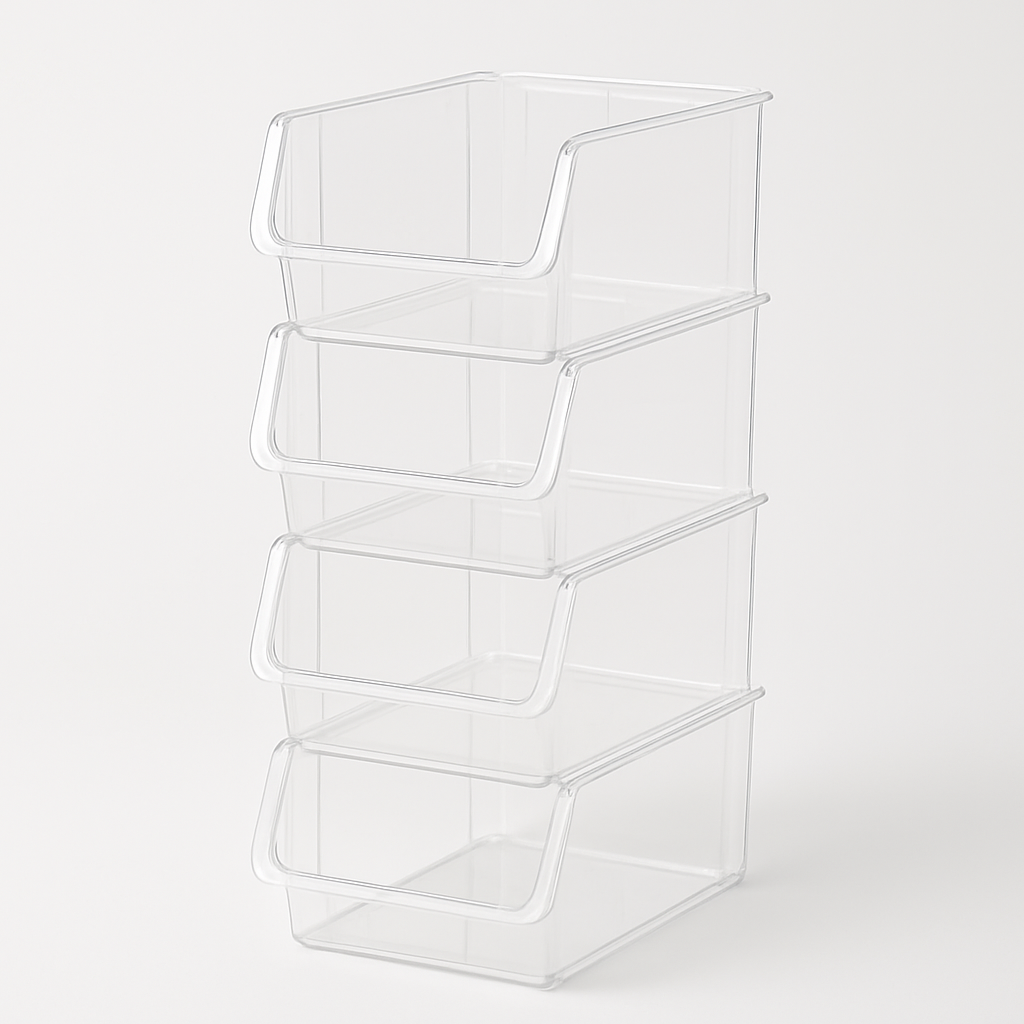 Stackable Storage Bins (Set of 4)